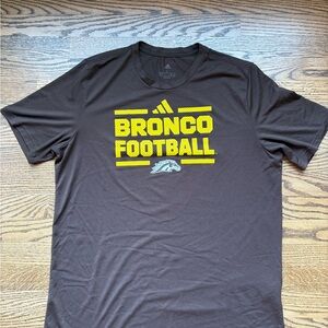 Adidas Men's Western Michigan Brown Bronco Football T-Shirt
